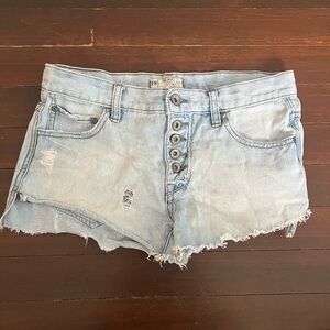 Free People Jean Shorts